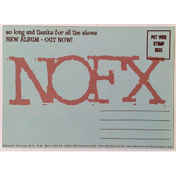 NOFX: So long and thanks postikortti : Kaksipuoleinen kortti 13cm x 10cm - JULISTE