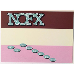 NOFX: So long and thanks postikortti : Kaksipuoleinen kortti 13cm x 10cm - JULISTE