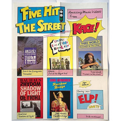 Five Hit The Street: Music Videos : Promojuliste 42cm x 52cm - Used Poster