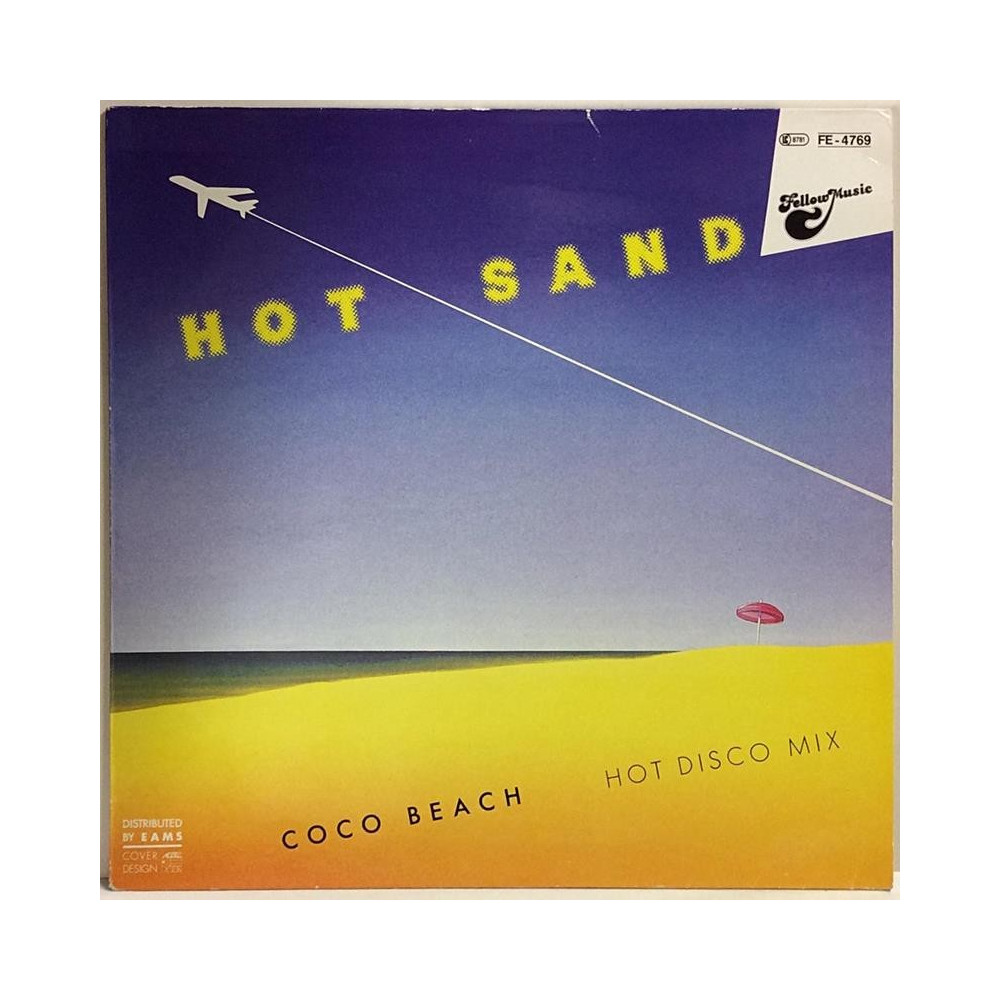 Coco Beach: Hot Sand disco misx 12” maxi-single - Käytetty LP EX / EX