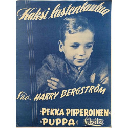 Pekka piiperoinen : Harry Bergström, sanat: R Ryynänen - Sheet music