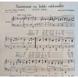 Sammunut on liekki rakkauden : Jack Woodman, suom.sanat: Jim - Noter