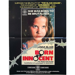 Born Innocent: She was born to be brutalilised : Elokuvajuliste 31cm x 42cm - Used Poster