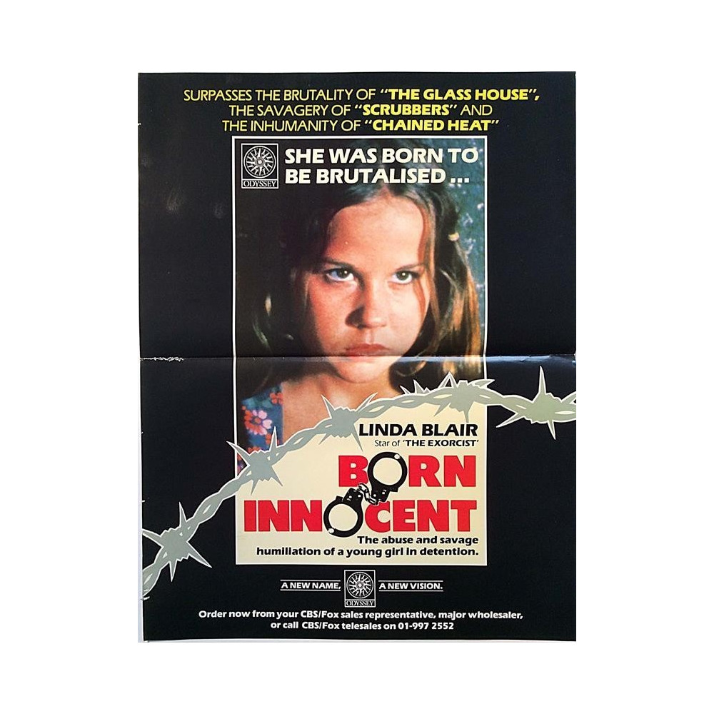 Born Innocent: She was born to be brutalilised : Elokuvajuliste 31cm x 42cm - Used Poster
