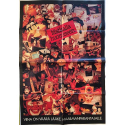 Matkalla huomiseen: Viina on väärä lääke : Valistusjuliste 53cm x 77cm - Used Poster