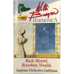 Willi Burger Harmonica : Bach, Mozart, Reverberi, Vivaldi - c musikkassett 