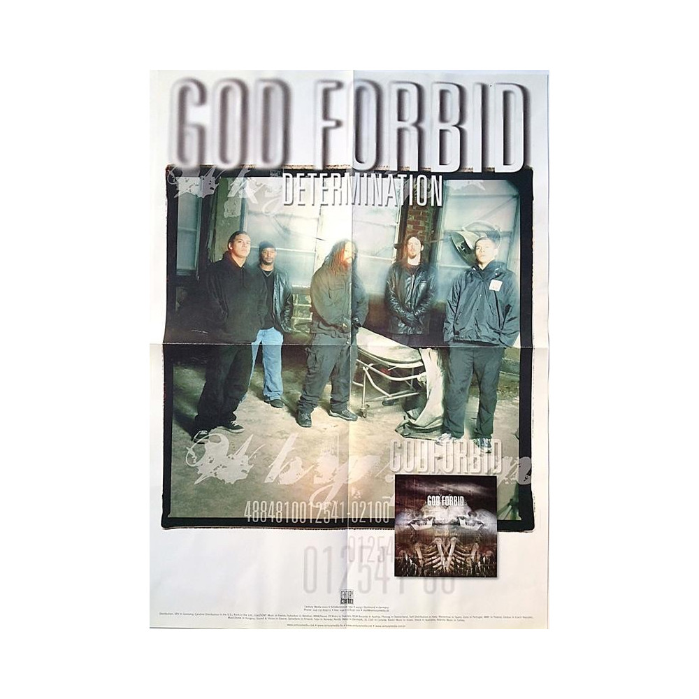 God Forbid: Determination : Promojuliste 41cm x 59cm - Begagnat Poster