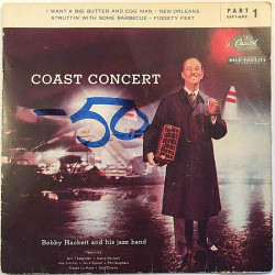 Hackett Bobby and his Jazz Band : Coast Concert EP part 1 - begagnad singelskiva
