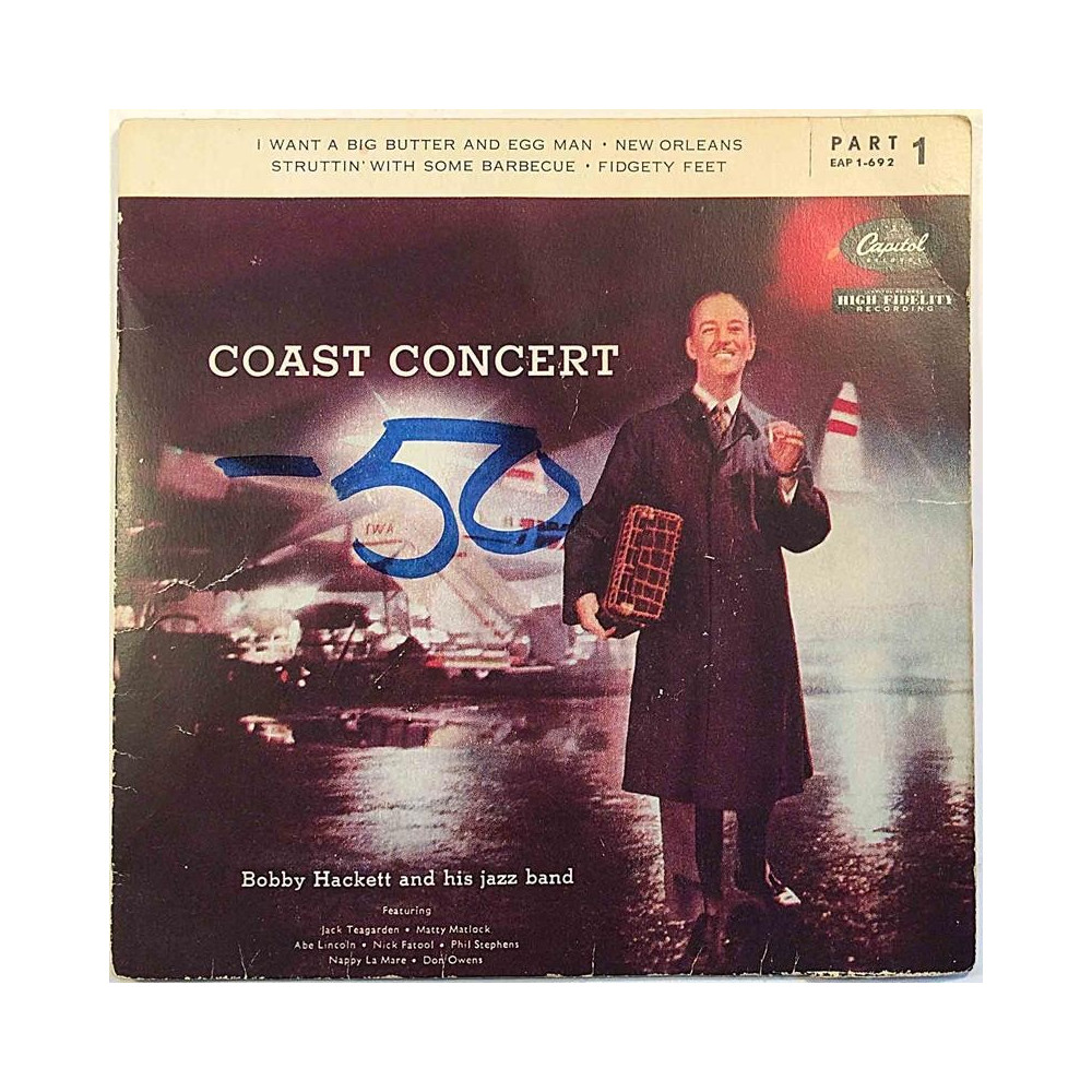 Hackett Bobby and his Jazz Band : Coast Concert EP part 1 - second hand single