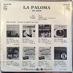 Griffin Ken, Hammond organ : La Paloma EP - begagnad singelskiva