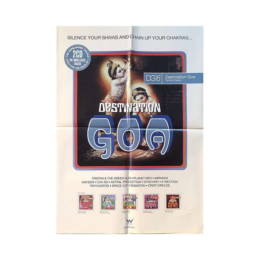 Destination GOA: DG’6 : Promojuliste 41cm x 58cm - JULISTE