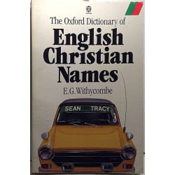 English Christian Names, dictionary : E.G. Witycombe - Used book