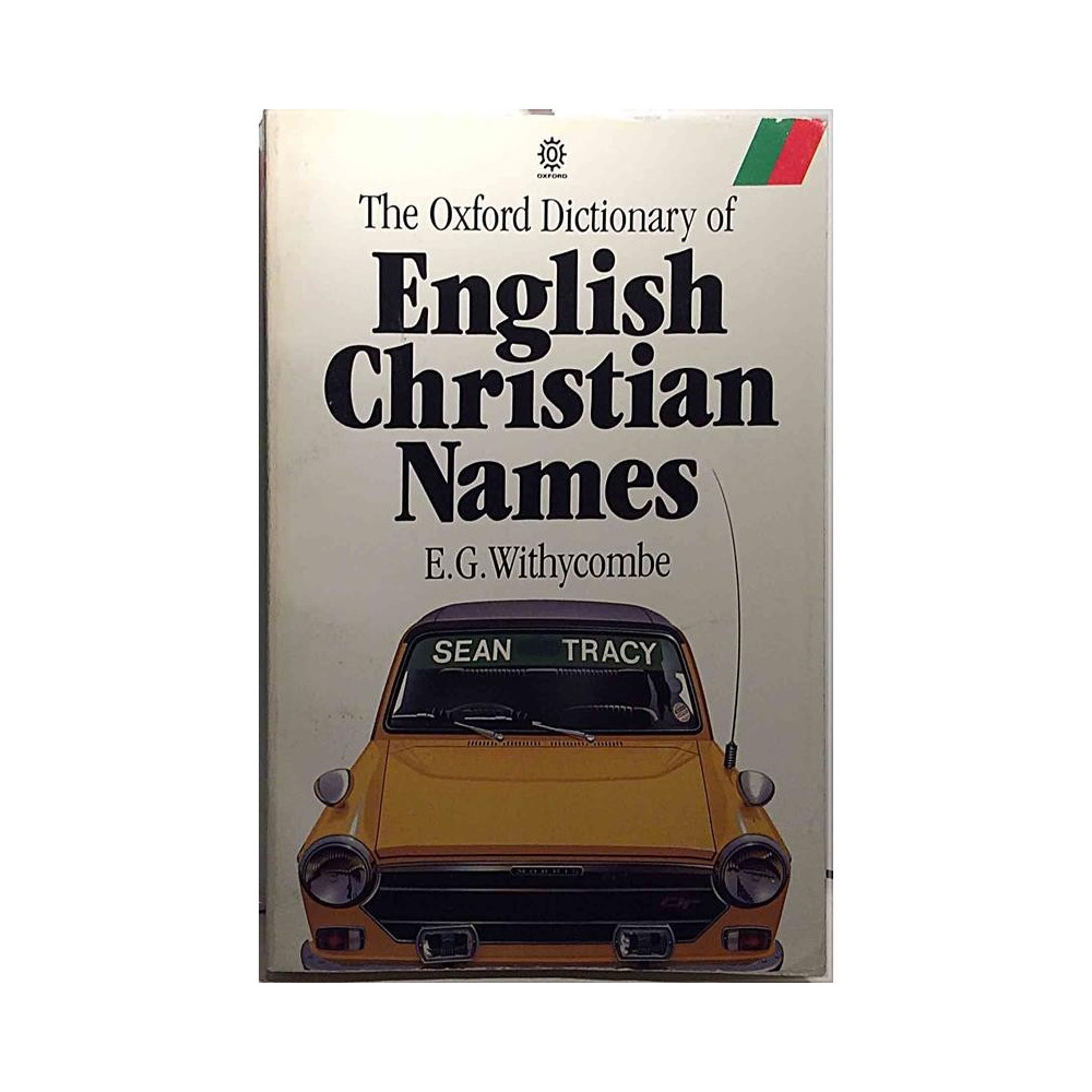 English Christian Names, dictionary : E.G. Witycombe - Used book