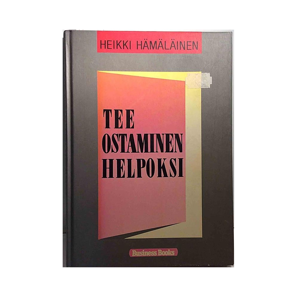 Tee ostaminen helpoksi : Heikki Hämäläinen - Något använd bok