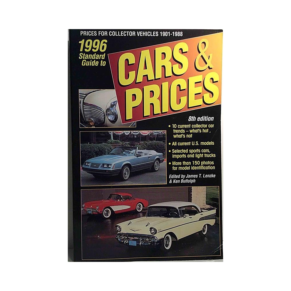 1996 Standard guide to Cars & Prices : 8th edition prices for collector vehicles 1901-1988 - Used book