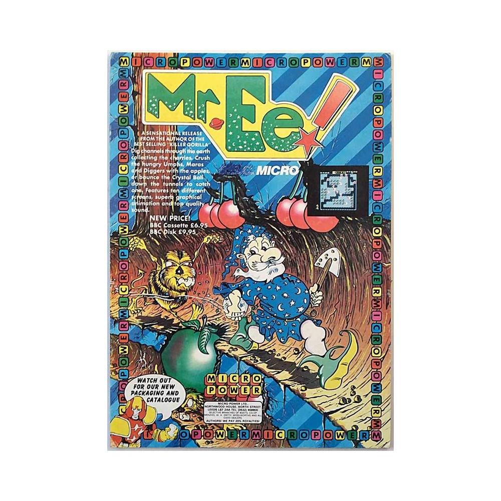 Mr.Ee!: BBC video game : Videopelikasetin mainosständi 21cm x 28cm - JULISTE