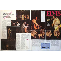 Elvis: The Last Tour : A pictorial tribute poster 84cm x 56cm - Begagnat Poster
