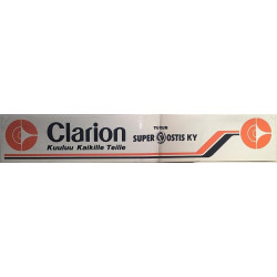 Clarion: Kuuluu Kaikille Teille : Mainostarra 46cm x 8cm - Used Poster