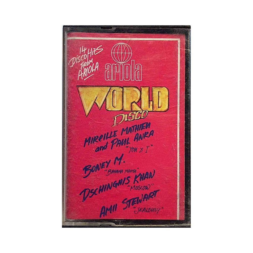 Various Artists : World Disco 2 - käytetty kasetti