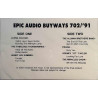 Various Artists : Epic audio Buyways 702/’91 promo cassette - c music cassette