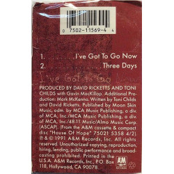 Childs Toni : I’ve got to go now kasettisingle - c musikkassett 