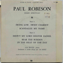 Robeson Paul : Negro Spiritual EP - second hand single