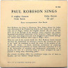 Robeson Paul: Sings - käytetty vinyylisingle PS VG+ / VG+