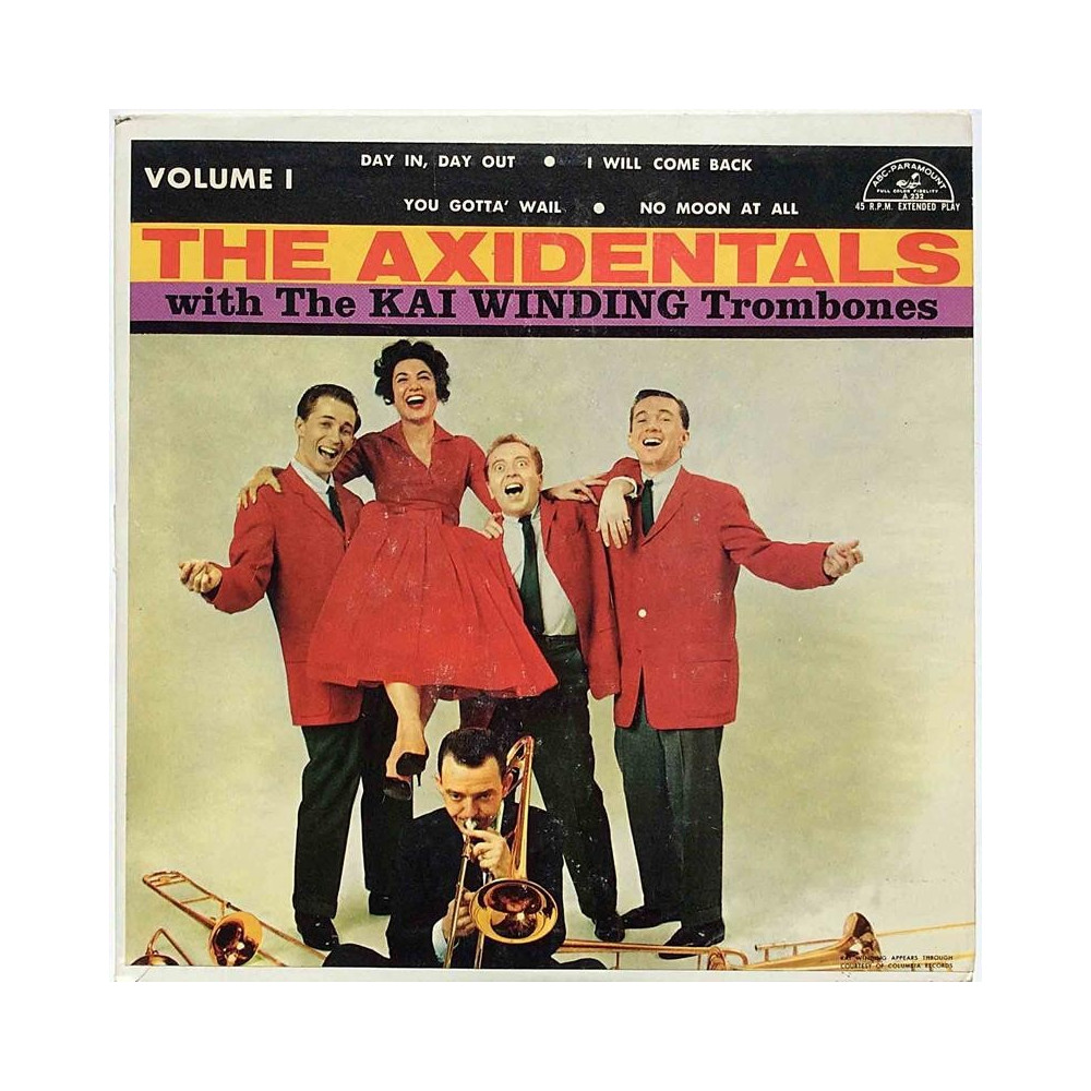 Axidentals with Kai Winding Trombones : Volume 1 EP - second hand single