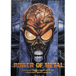 Power of Metal: Attack campaign flyeri  kansi EX sisäsivut EX Käytetty kirja