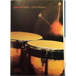 Adams Philharmonic / Adams Machine: Patarumpuesite 4kpl  kansi VG+ sisäsivut EX Käytetty kirja