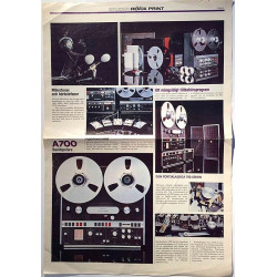 Studer Revox Print: mainosesite  kansi VG+ sisäsivut VG+ Käytetty kirja