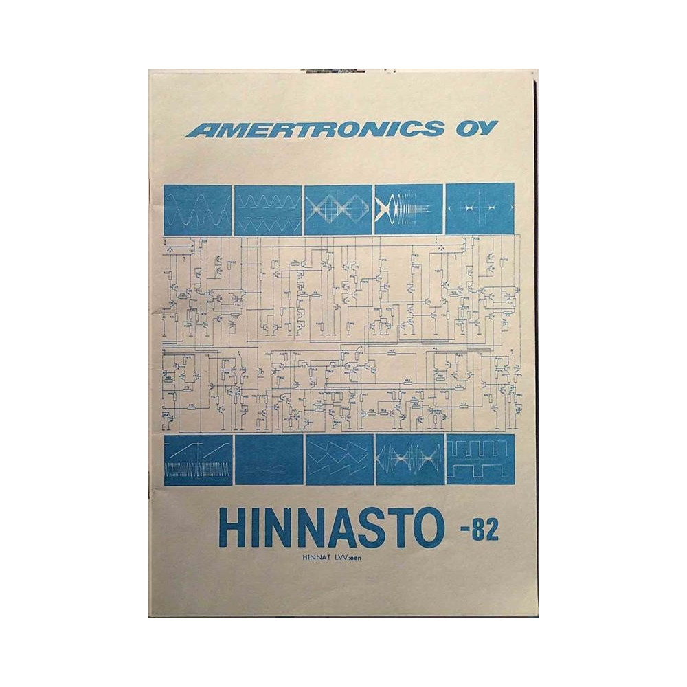 Amertronics  hinnasto -82 : Elektroniikan komponentteja - Used book