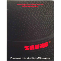 Shure: Professional Entertainer Series Microphones  kansi EX- sisäsivut EX Käytetty kirja