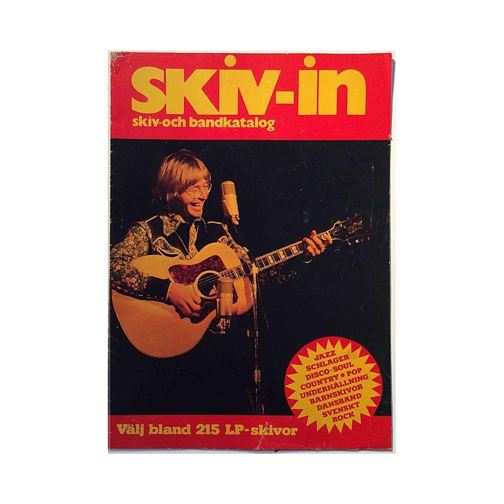 Skiv-in : skiv- och bandkatalog - Used book