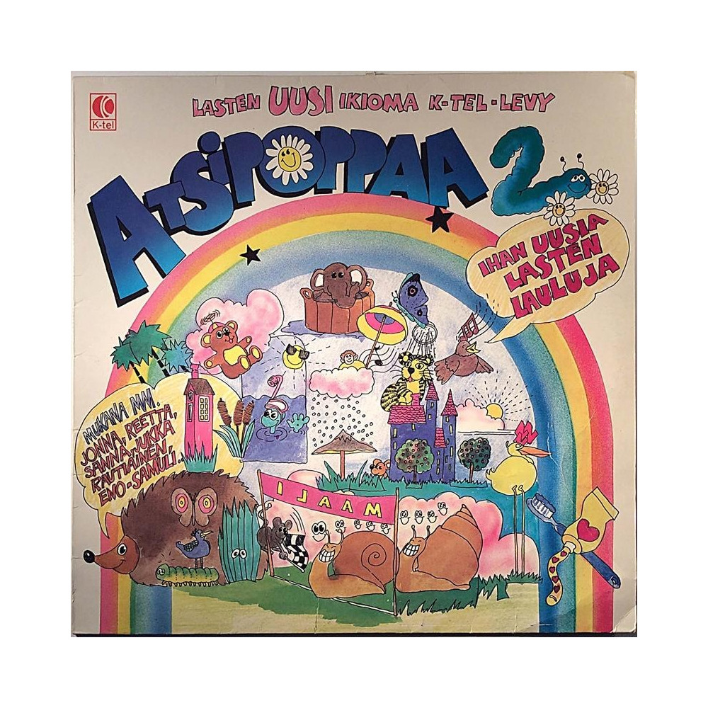 Eri Esittäjiä: Atsipoppaa 2  kansi VG levy G+ Käytetty LP