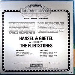 Hansel & Gretel As Told By: Flintstones  kansi EX levy EX- Käytetty LP
