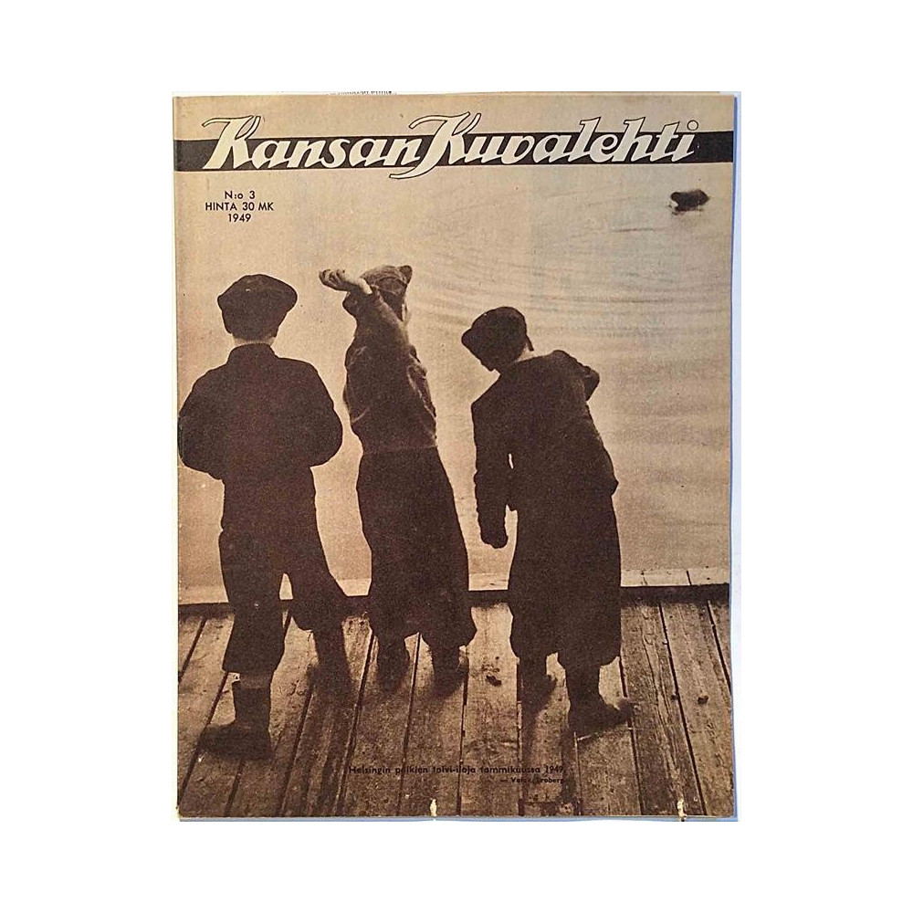 Kansan Kuvalehti : Helsingin poikien talvi-iltoja - begagnade magazine