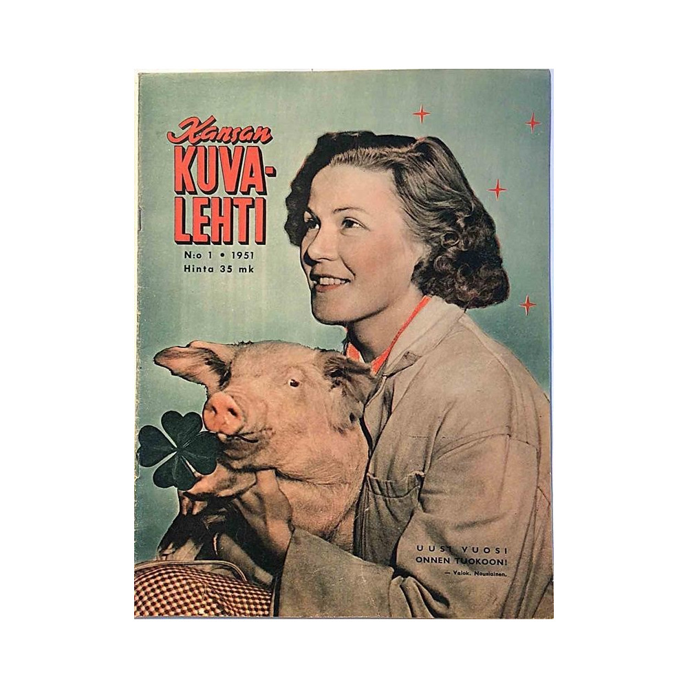 Kansan Kuvalehti : Uusi vuosi onnen tuokoon! - begagnade magazine