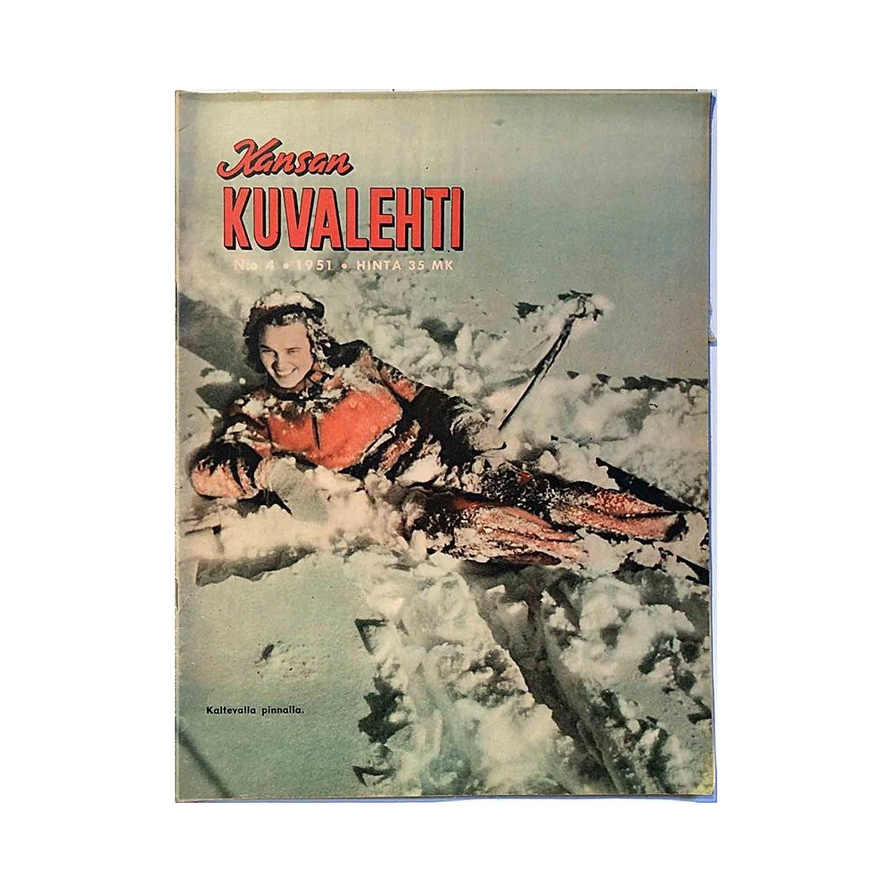 Kansan Kuvalehti : Kaltevalla pinnalla - begagnade magazine