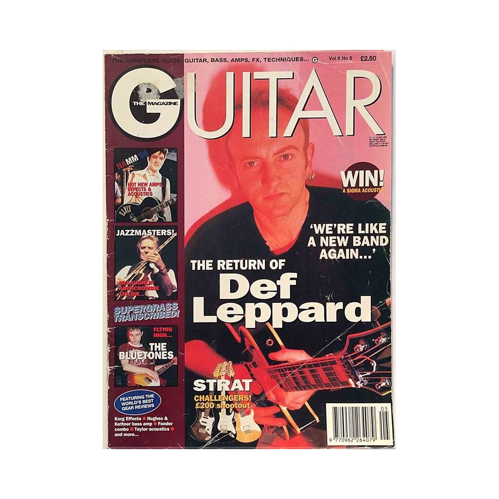 Guitar the magazine : Def Leppard jazzmasters! NAMM’96 - used magazine