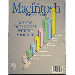 Macintosh Buyer’s Guide: Business Productivity With The Macintosh  kansi VG- sisäsivut EX- Käytetty kirja/mainoslehti