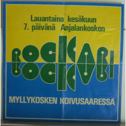 Juliste ANJALANKOSKEN ROCKARI - 42CM X 42CM VAURIO NÄKYY KUVASSA