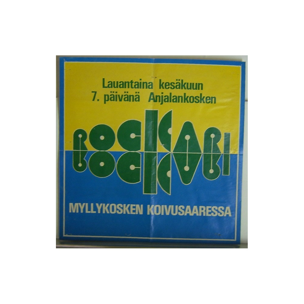 Juliste ANJALANKOSKEN ROCKARI - 42CM X 42CM VAURIO NÄKYY KUVASSA