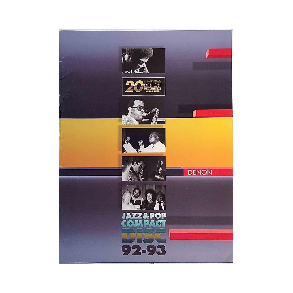 Denon Jazz & Pop Compact Disc 92-93 : Catalogue - Used book