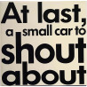 Volkswagen Lupo mainoslehtinen : At last a small car to shout about - Used book