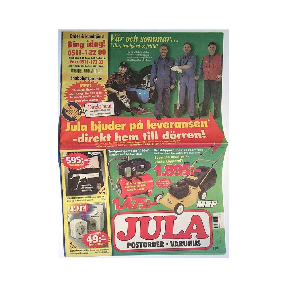 JULA postorder varuhus : Vår och sommar 98 - Used book