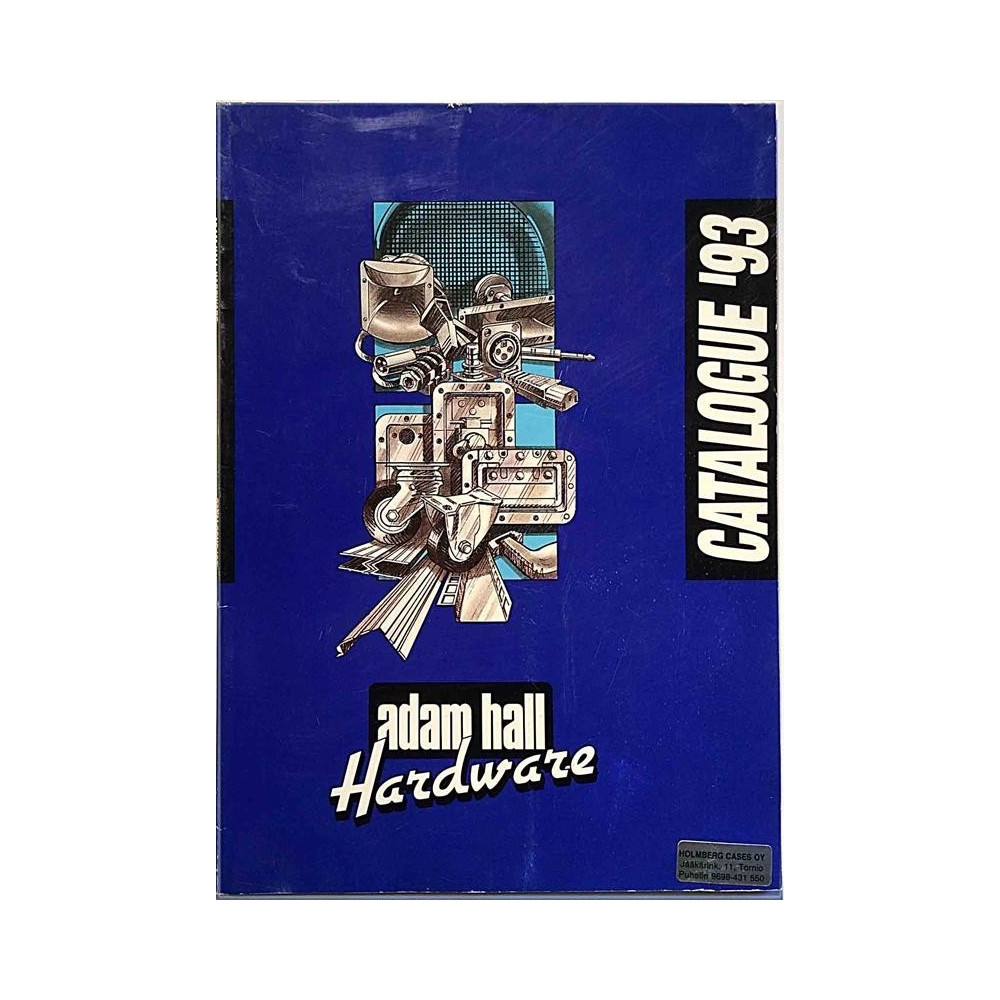 Adam Hall Hardware: Catalogue ‘93  kansi VG+ sisäsivut EX Käytetty kirja/mainoslehti