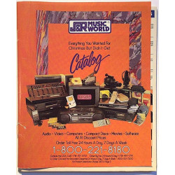 J&R Music World: Christmas Catalog  kansi G+ sisäsivut EX- Käytetty kirja/mainoslehti