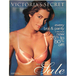 Victoria’s Secret semi annual Sale: every bra & panty in this issue now 25% off!  kansi EX sisäsivut EX Käytetty kirja/mainosleh