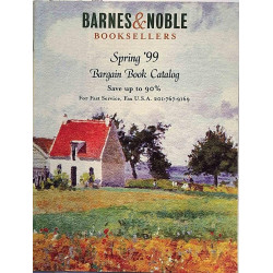 Barnes & Noble Bookseller: Spring ‘99 Bargain Book Catalog  kansi EX sisäsivut EX Käytetty kirja/mainoslehti
